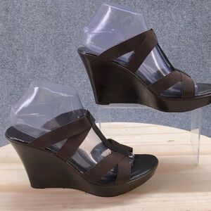 Charles by Charles David Wedge Sandals size 7b Brown